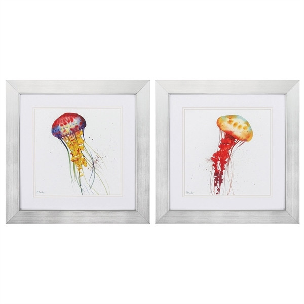 Deep Sea Jellies Wall Decor Pack Of 2 2181 By Propac Images
