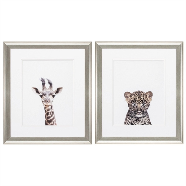 Giraffe Leopard Wall Decor Pack Of 2 2494 By Propac Images