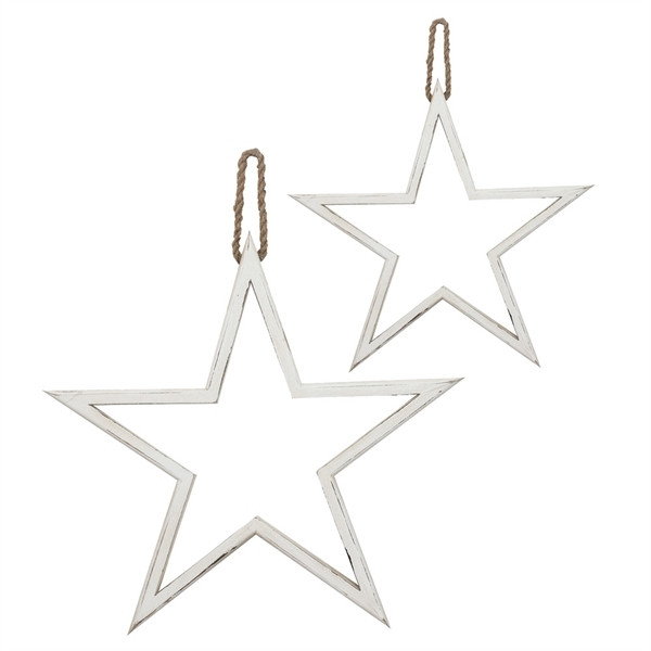 Wood Star Wall Decor Pack Of 2 8400 By Propac Images