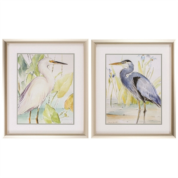 Heron Egret Wall Decor Pack Of 2 9111 By Propac Images