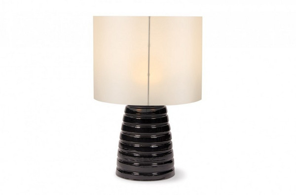 308LT002P2B Inda Ribbon Ceramic Cordless Led Table Lamp
