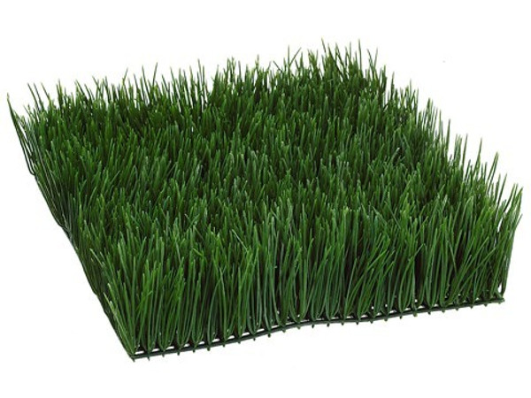 4"H X 12"W X 12"L Wheat Grass Mat Green 2 Pieces AA0431-GR