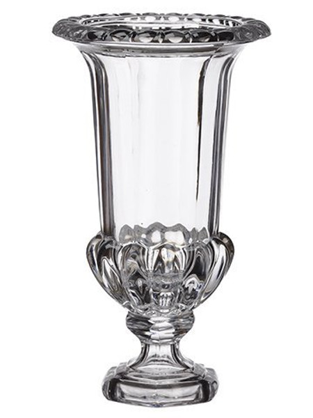 15"H X 8.25"D Glass Vase Clear 2 Pieces ACG155-CW