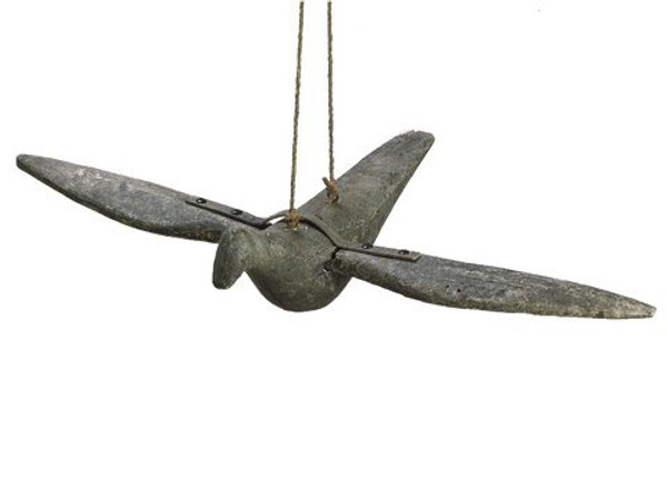 35.04" Polyresin Hanging Bird Iron AG2700-IN