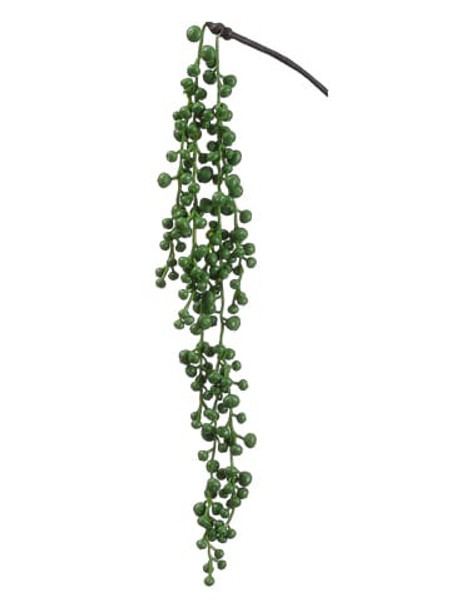 20" String Of Pearls Hanging Pick Green 12 Pieces CP1628-GR