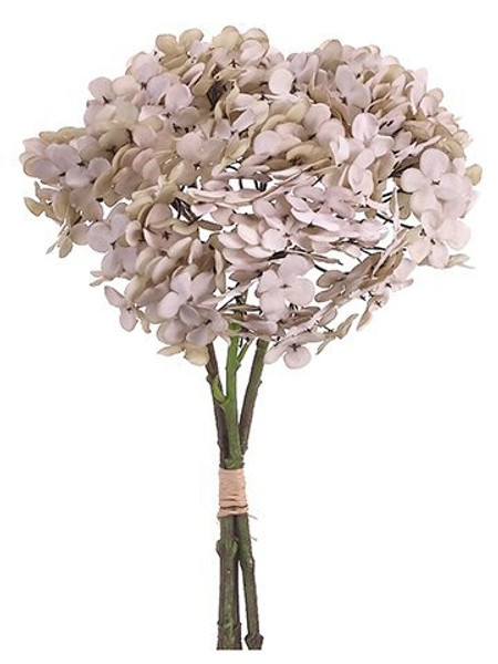 12" Hydrangea Bundle X3 Taupz 12 Pieces FSH570-TP