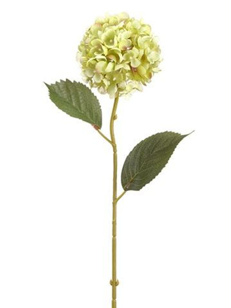 23" Small Hydrangea Spray Green 12 Pieces FSH823-GR