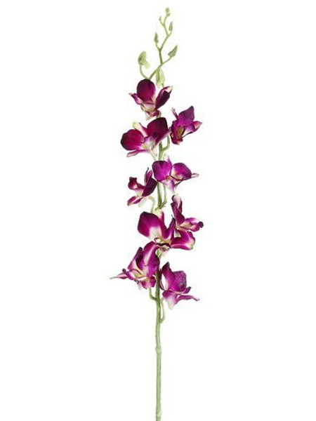 35.5" Dendrobium Orchid Spray Purple 12 Pieces FSO008-PU
