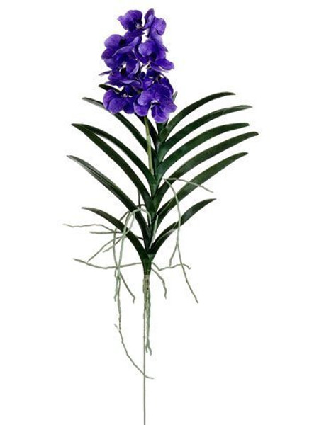 28" Vanda Orchid Plant Purple Lavender 4 Pieces HSO531-PU/LV