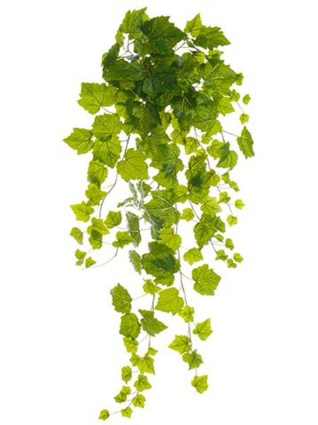 38" One-Piece Grape Ivy Large Leaf Bush With 159 Leaves Green 6 Pieces PBI285-GR