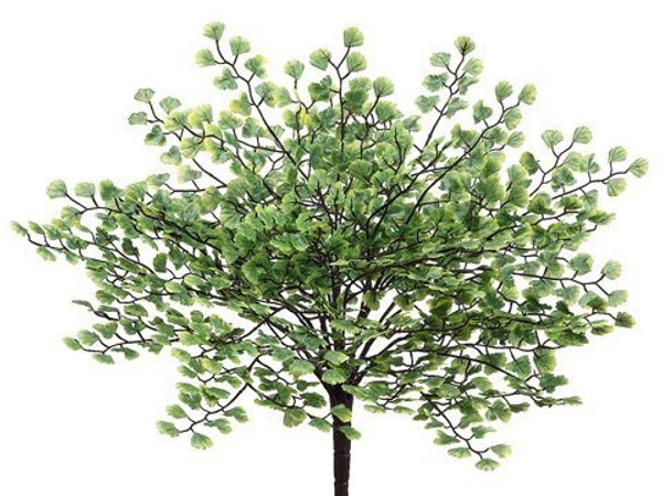 19" Maidenhair Fern Bush X12 With 840 Leaves Green 12 Pieces PBM306-GR