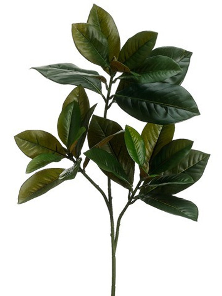 26" Magnolia Leaf Spray Green 12 Pieces PSL200-GR
