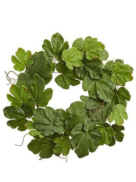30" Fig Leaf Wreath Green 4 Pieces PWF268-GR