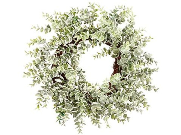 16" Sedum Wreath Green Gray 6 Pieces PWS316-GR/GY