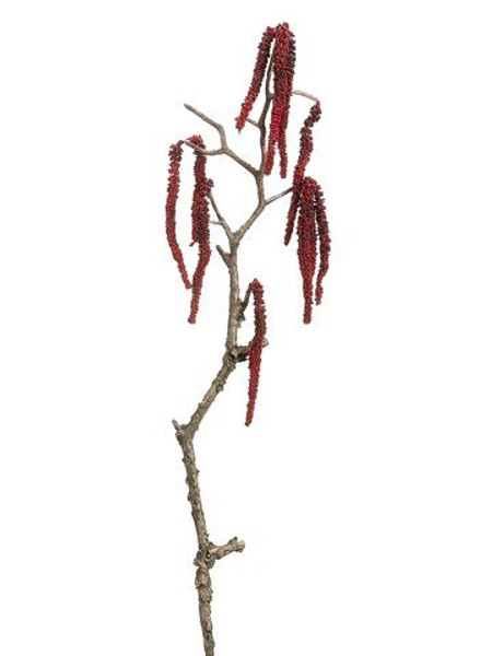 34" Glitter Amaranthus Hanging Spray Red 12 Pieces XAS314-RE