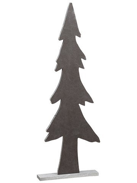 29.5" Christmas Tree Table Top Gray Whitewashed 4 Pieces XAT752-GY/WW