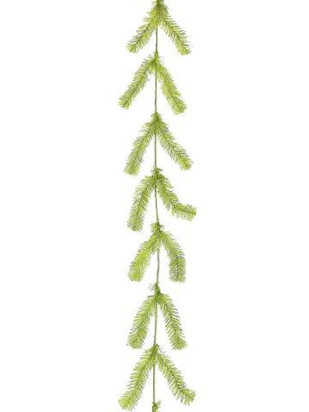 10' Pine Work Garland X44 Lime Green 24 Pieces YG2010-LM/GR