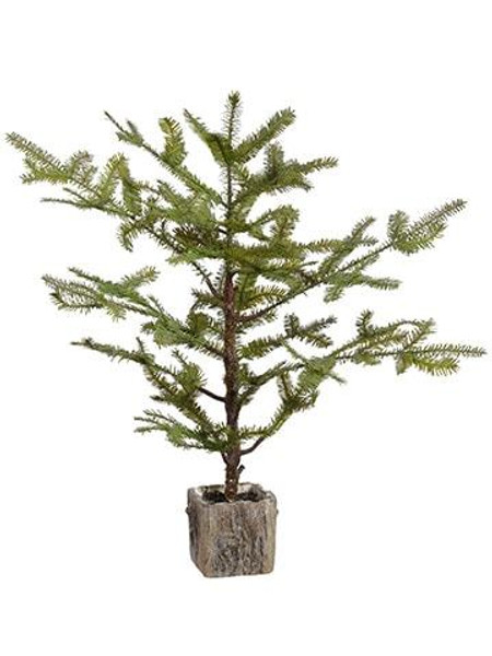 29" Spruce Pine Tree Branch In Pot Green YTP530-GR