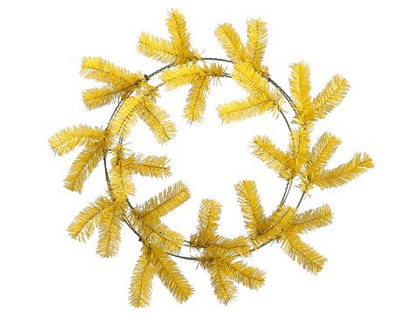 24" Pine Work Wreath X 36 Yellow 12 Pieces YW2024-YE