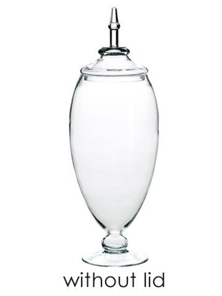 9.5"D X29"H Glass Jar W/O Lid Clear ZCH321-CW