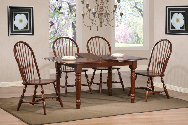 Andrews 5-Piece Butterfly Dining Set - Chestnut DLU-TLB3660-C30-CT5PC