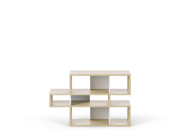 Temahome London Composition 2010-001 Shelving-Oak Frame/White Backs - 9500.321337