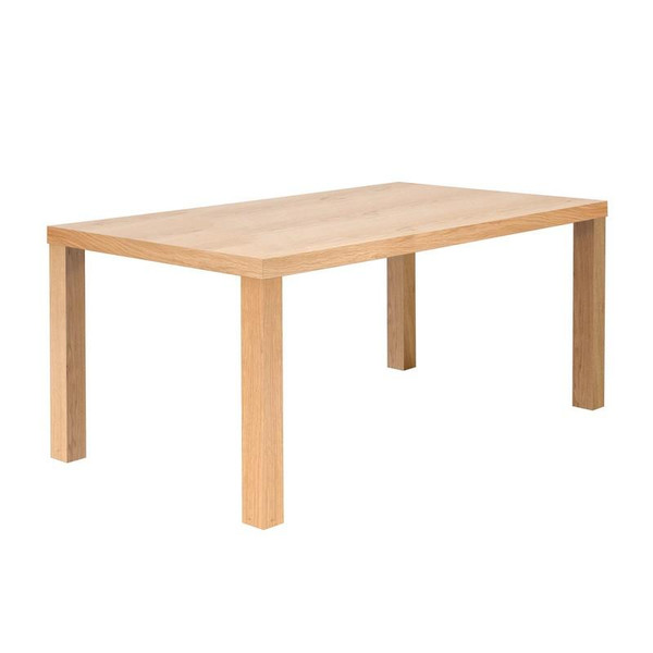 Temahome Multi 71" Oak Top Dining Table with Square Veneered Legs - 9500.612237