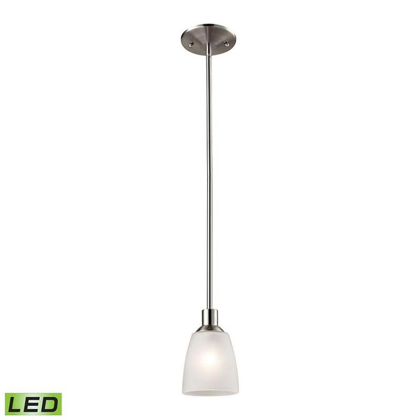 Jackson 1 Light LED Mini Pendant In Brushed Nickel 1301PS/20-LED