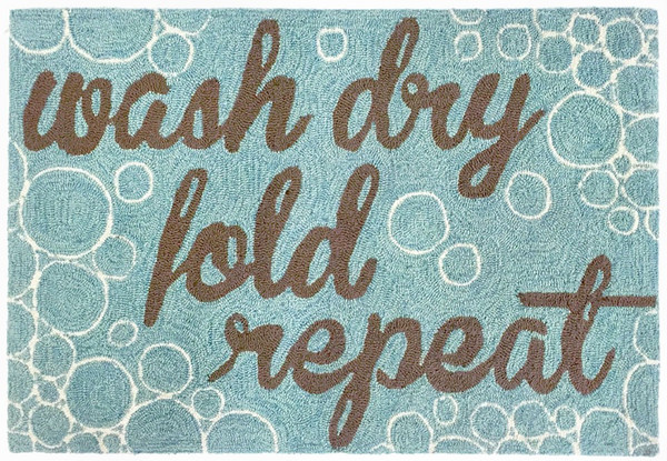 Frontporch Wash...and Repeat Indoor/Outdoor Rug Blue 24"X36" FTP23154904