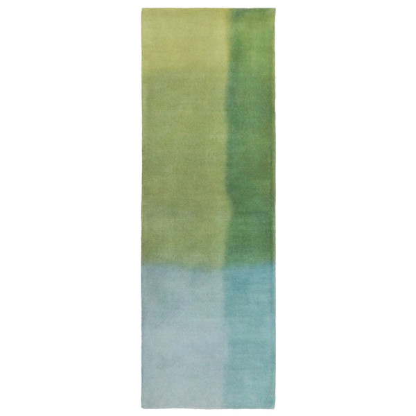 Piazza Watercolors Indoor Rug Sea Breeze 27"X8' PAZR8728304