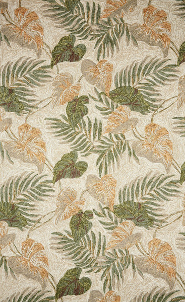 Ravella Tropical Leaf Indoor/Outdoor Rug Natural 42"X66" RVL46206612