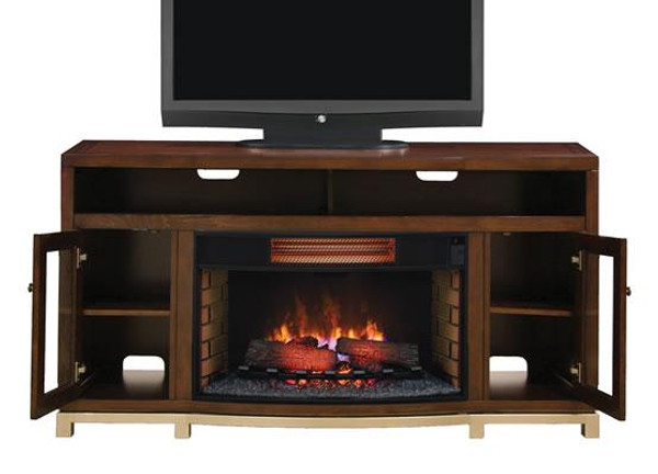 32MM6449-C247 Wesleyan Infrared Fireplace Meridian Media Mantel