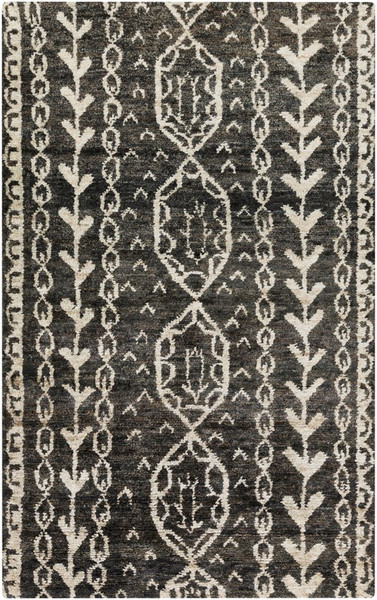 Surya Bjorn Hand Knotted Gray Rug BJR-1000 - 3'3" x 5'3"
