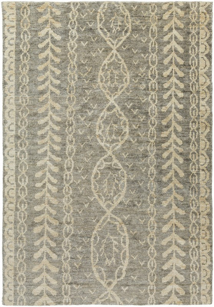 Surya Bjorn Hand Knotted Gray Rug BJR-1001 - 8' x 11'