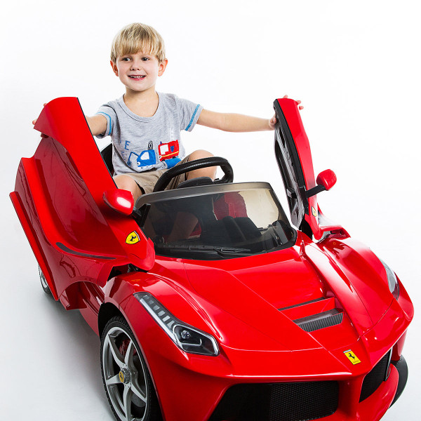 12 V Laferrari Kids Ride On Car W/ Rc + Mp3 + Led Lights TY558750