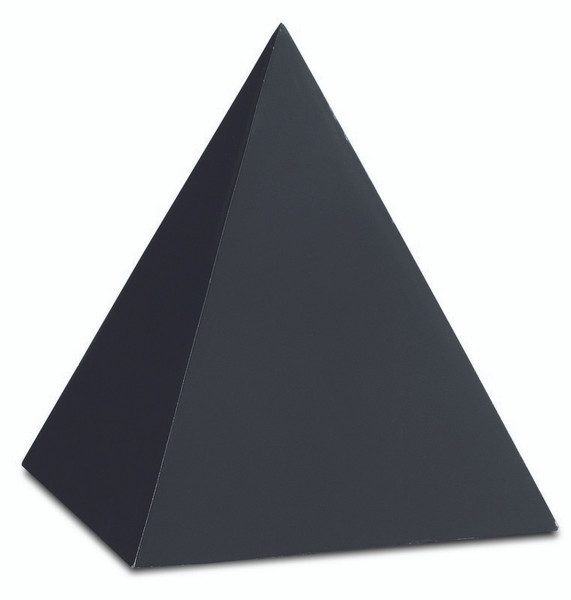 Currey Black Large Concrete Pyramid Black 1200-0047