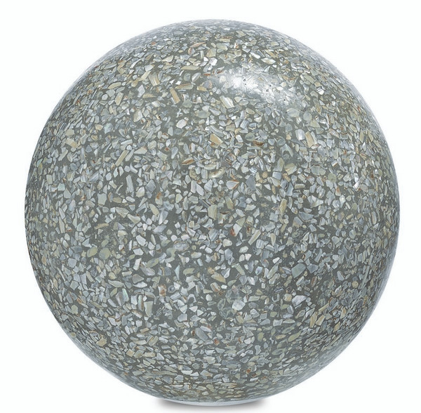 Currey Abalone Small Concrete Ball Abalone 1200-0048