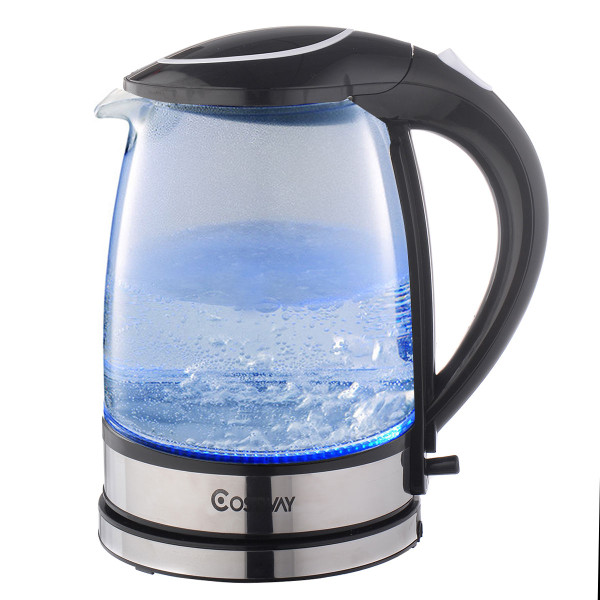1500 W 2.0 L Electric Glass Kettle With Blue Led Light EP22271 - (Pack Of 2)