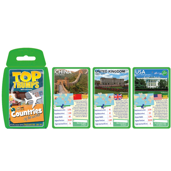 Countries Of The World Top Trumps Card Game TPU002296