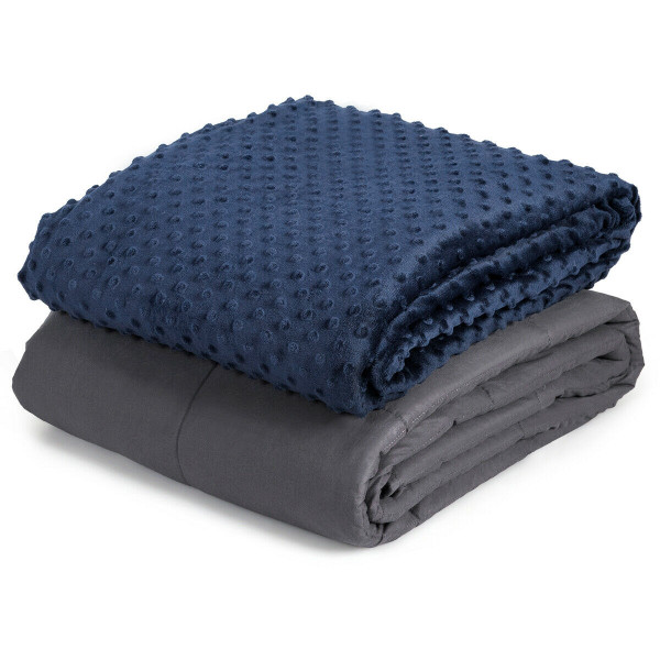 15Lbs 48"X72" Weighted Blanket With Glass Bead HT1037