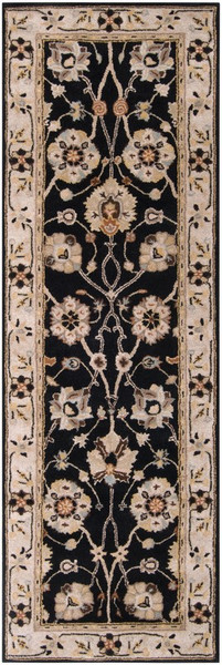 Surya Caesar Hand Tufted Black Rug CAE-1033 - 3' x 12'