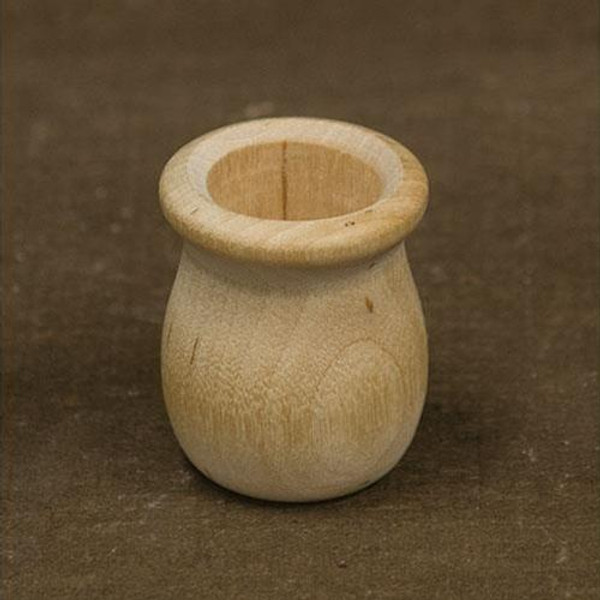 Wood Candle Cup - 1-3/8" A1032 By CWI Gifts