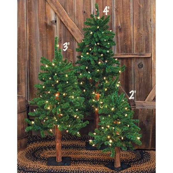 Pre-Lit Alpine Tree 3Ft F2051 By CWI Gifts