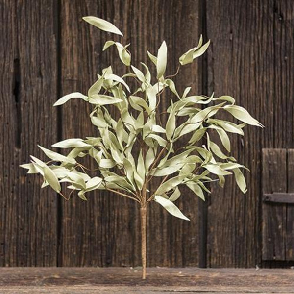 Flocked Herb Leaves Bush 24" FISB72665 By CWI Gifts