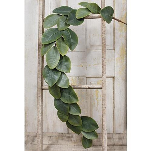 Williamsburg Magnolia Leaves Garland 4Ft FISB73111 By CWI Gifts