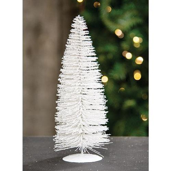 Snowy White Pine Tree 10" FJHX9155W By CWI Gifts