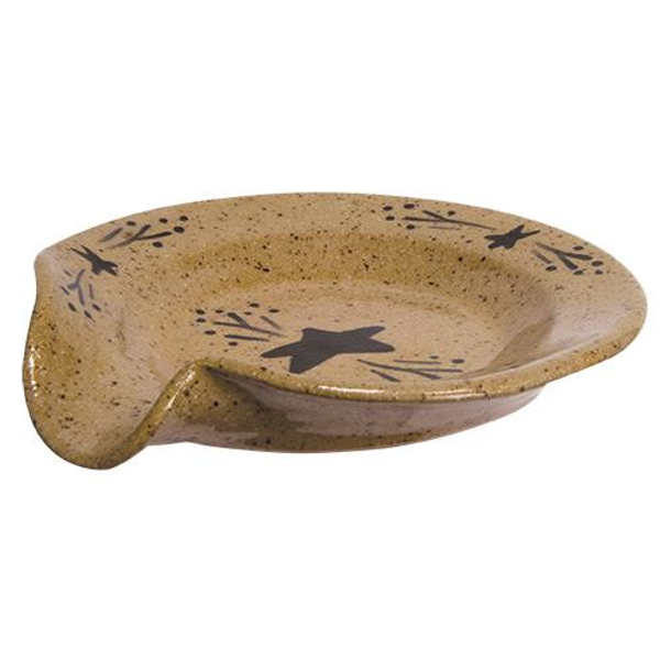 Black Star Spoon Rest G057 By CWI Gifts