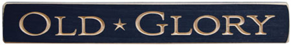 Old Glory Engraved Block 12" G1237 By CWI Gifts