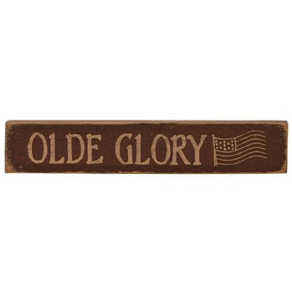 Olde Glory Sign Burgundy G12715 By CWI Gifts