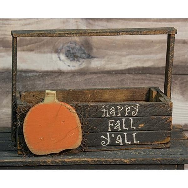 Happy Fall Lath Tote G17318 By CWI Gifts